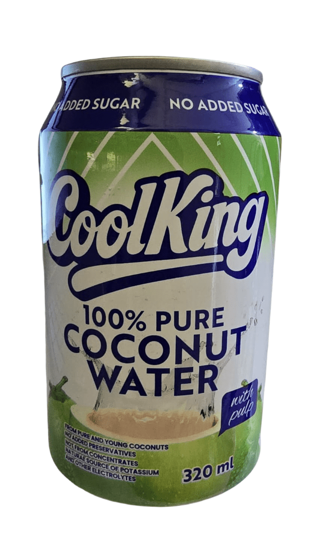 Cool King 100% Pure Coconut Water 320ml|كول كنغ مياه جوز الهند - 2kShopping