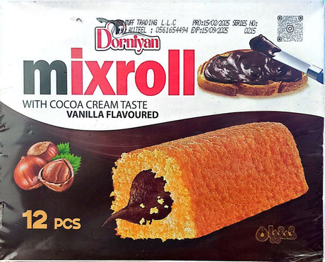 Dorniyan Cocoa Mixroll 12Pcs | دورنيان ميكس رول بالكاكاو 12 قطعة - 2kShopping