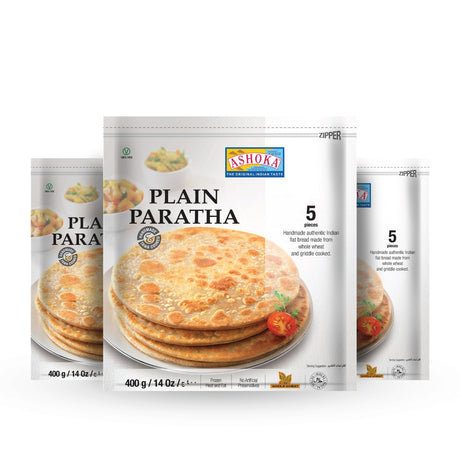 Ashoka Plain Paratha 3 x 400g | أشوكا باراتا سادة - 2kShopping