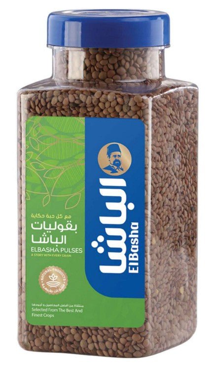 El - Basha Small Eston Lentil Jar 800g|الباشا عدس حب صغير - 2kShopping