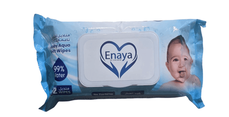 Enaya Baby Aqua Soft Wipe (Blue) | إينايا مناديل مبللة للأطفال (أزرق) - 2kShopping