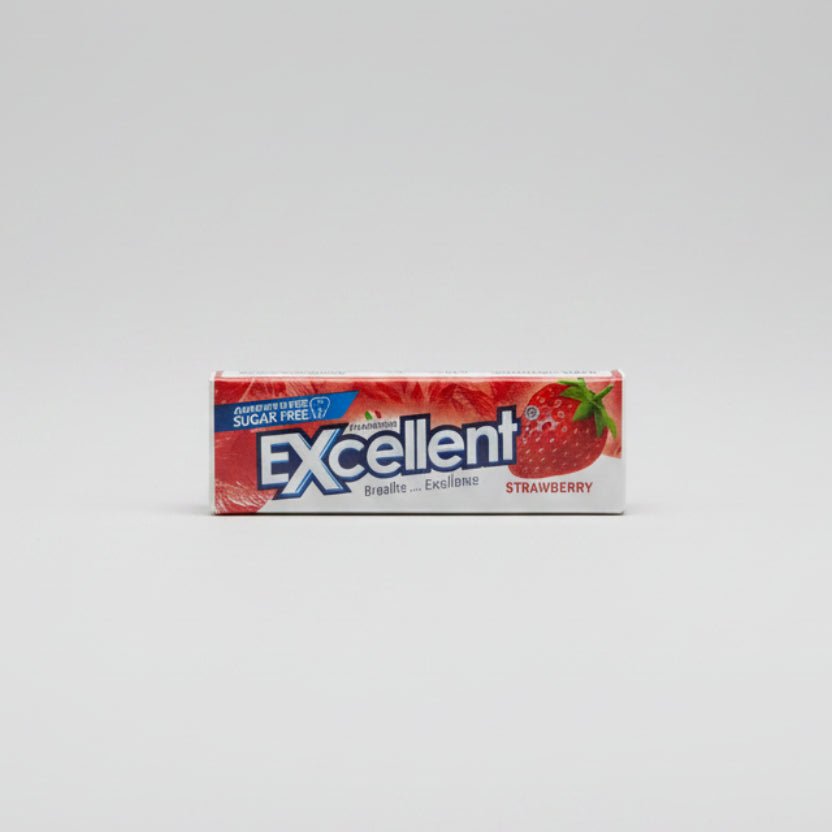Excellent Strawberry Sugar Free Gum 14G - 2kShopping