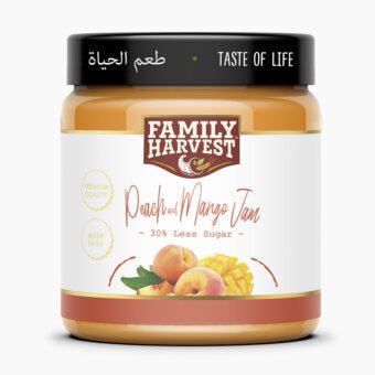 Family Harvest Jam Peach & Mango 210g | مربى الخوخ والمانجا - 2kShopping