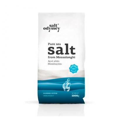 Fine Sea Salt - From Messolonghi 1kg | ملح البحر الناعم - من ميسولونغي - 2kShopping