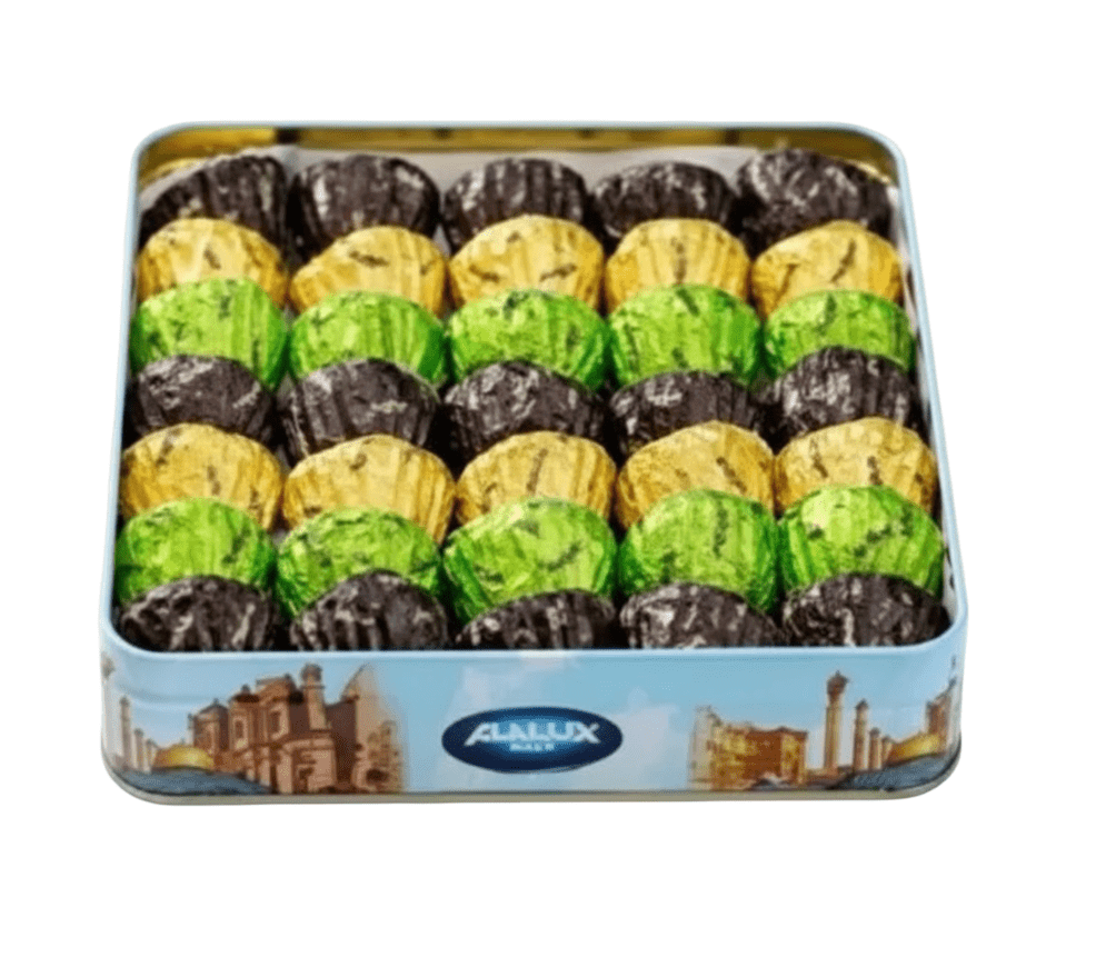 Habibah Maamoul Semolina Mix - Square Tin 900g | حبيبة معمول سميد مشكل - 2kShopping