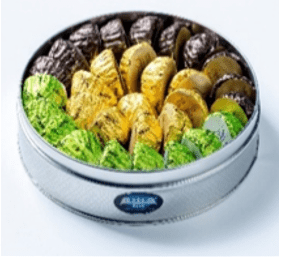 Habibah Maamoul Semolina Mix Tin Circle 1300g | حبيبة معمول سميد مشكل - 2kShopping