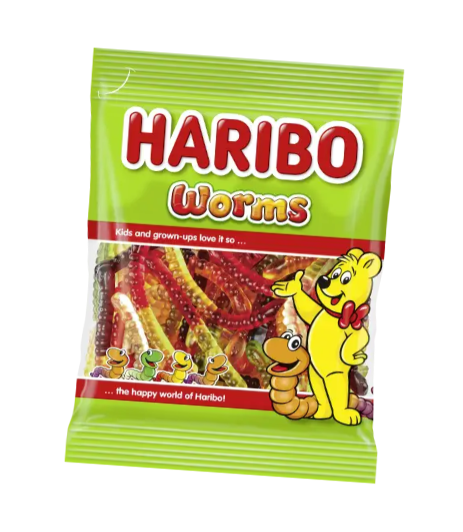 Haribo Worms 20G - 2kShopping