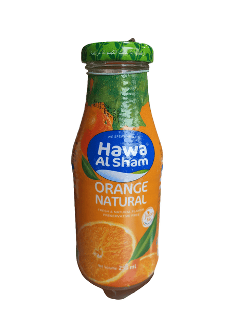 Hawa Al Sham Orange Juice 250ml | هوى الشام عصير برتقال - 2kShopping