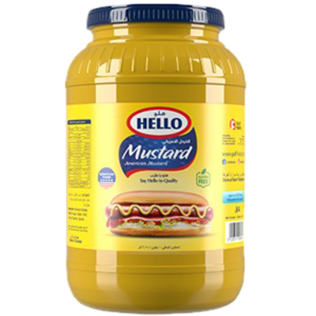 Hello American Mustard 3.78L - 2kShopping