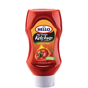 Hello Hot Ketchup 340g | هيلو كاتشب حار - 2kShopping
