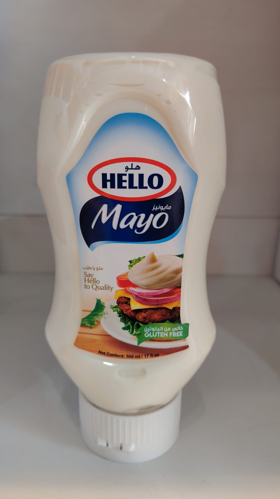 Hello Mayonnaise Light 500ml | هلو مايونيز لايت - 2kShopping