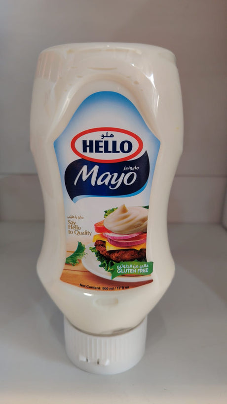 Hello Mayonnaise Light 500ml | هلو مايونيز لايت - 2kShopping