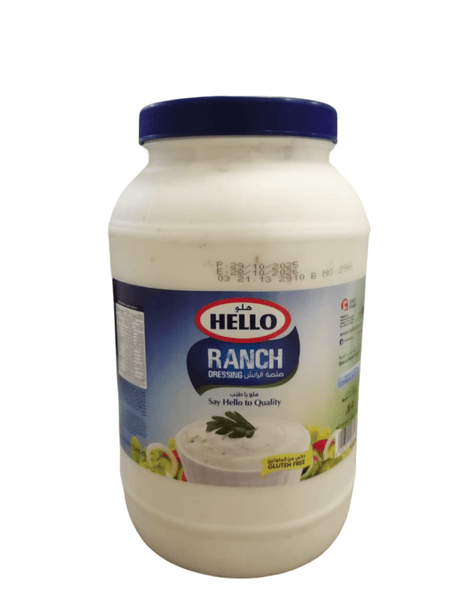 Hello Ranch Dressing 3.78L - 2kShopping