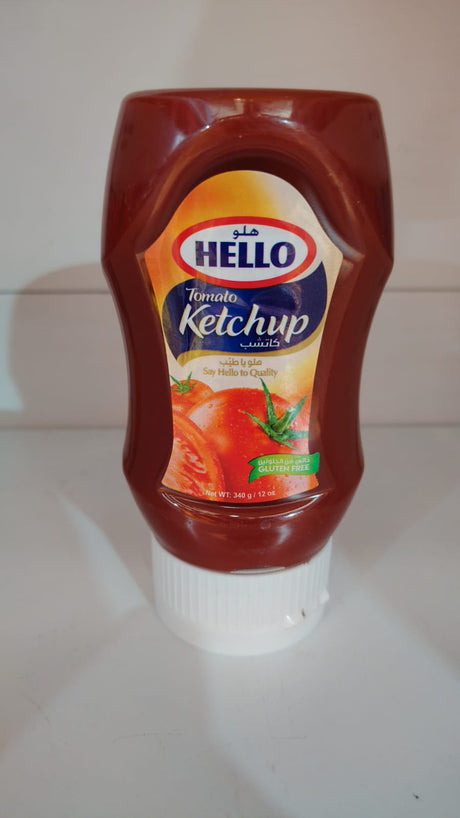 Hello Regular Ketchup 340g | هيلو كاتشب عادي - 2kShopping