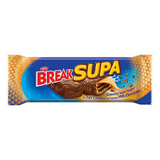 Tiffany Break Supa Crunchy Wafer Fingers Soft Caramel Chocolate 30g