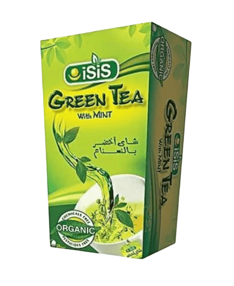 iSiS Green Tea with Mint 25 Bags | ايزيس شاي اخضر بالنعنع - 2kShopping