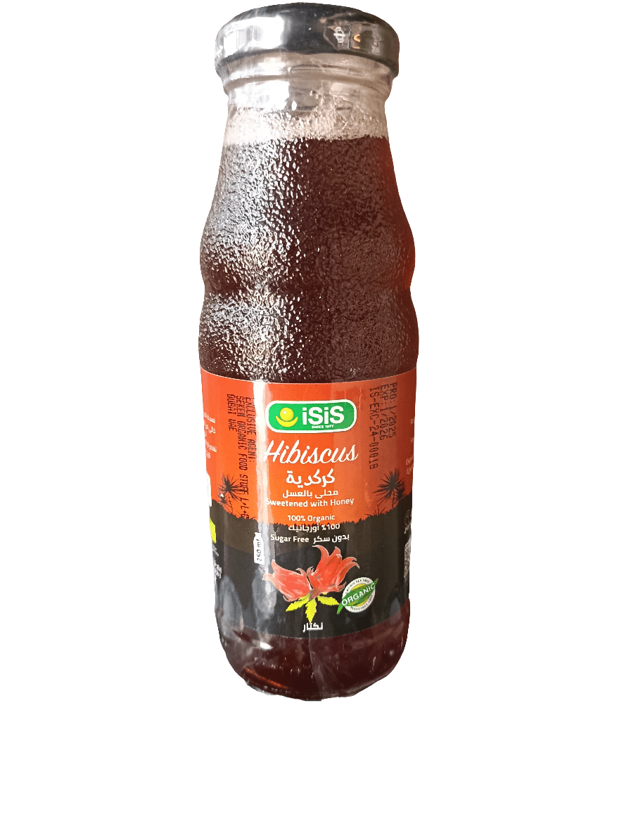 iSiS Hibiscus Sweetened with Honey 250ml | ايزيس نكتار كركديه محلى بالعسل - 2kShopping