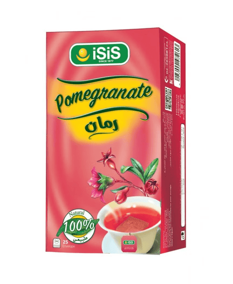 iSiS Pomegranate Tea 25 Bags | ايزيس شاي الرمان - 2kShopping