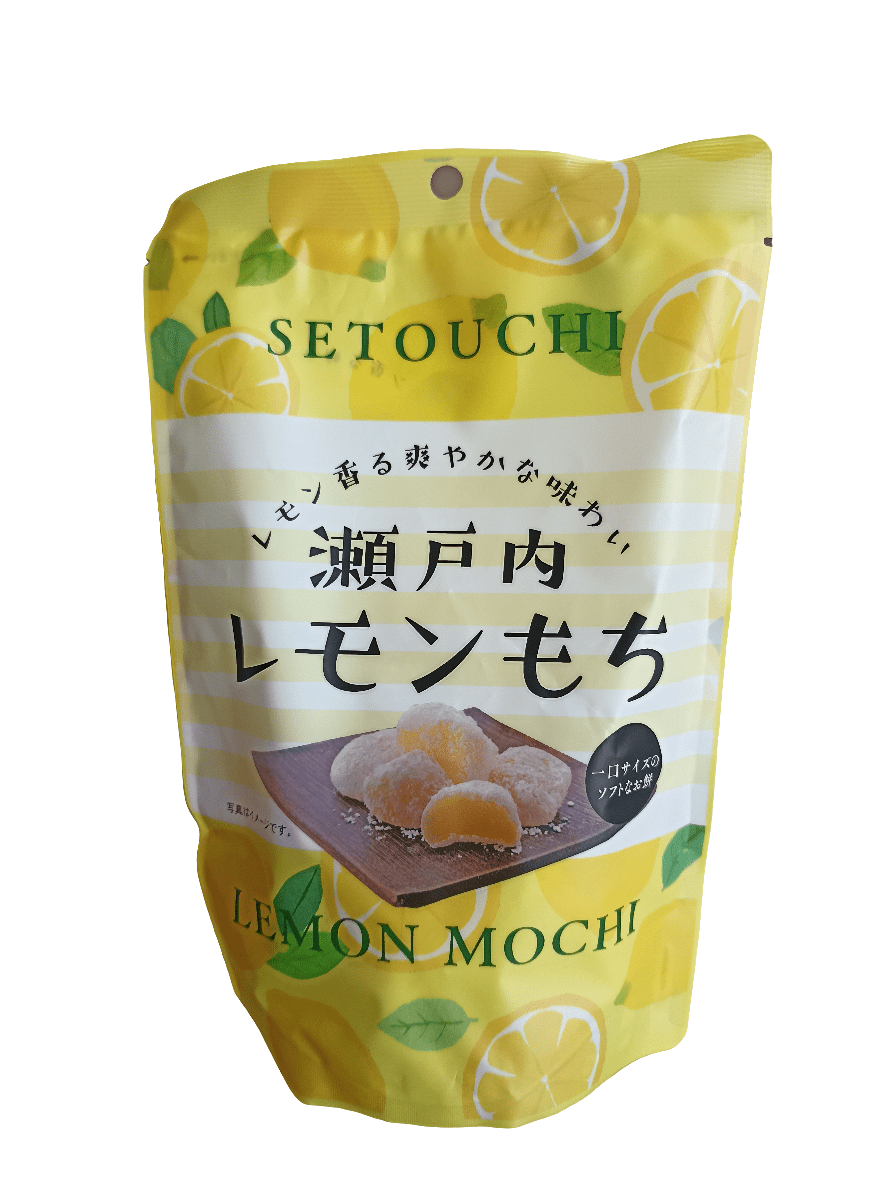 Japanese Setouchi Lemon Mochi 130g | حلوى الارز بالليمون - 2kShopping