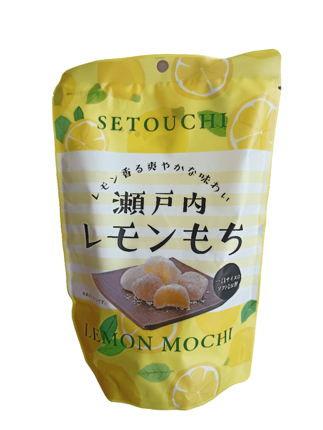Japanese Setouchi Lemon Mochi 130g | حلوى الارز بالليمون - 2kShopping