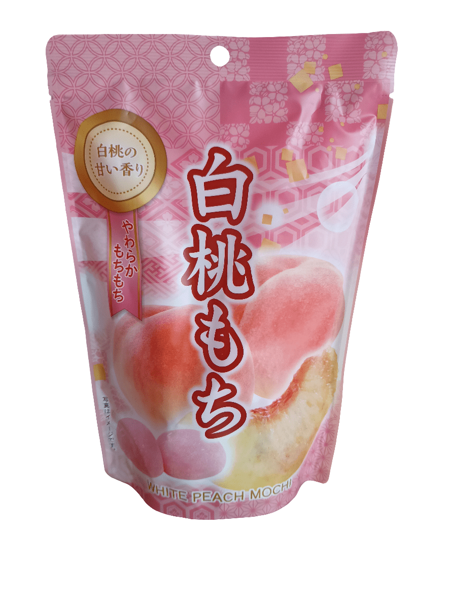 Japanese White Peach Mochi 130g | حلوى الارز بالخوخ الابيض - 2kShopping