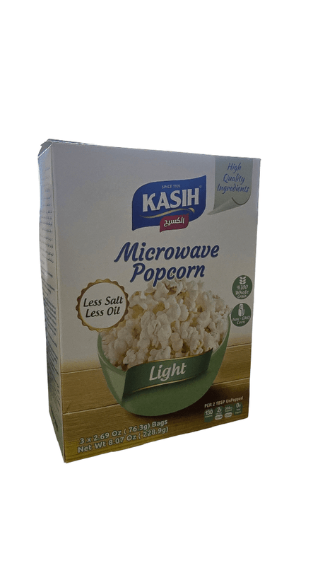 Kasih Microwave Popcorn Light (Less Salt/less Oil) 1x3 Bags of 247g (Exp: 06/2027) - 2kShopping