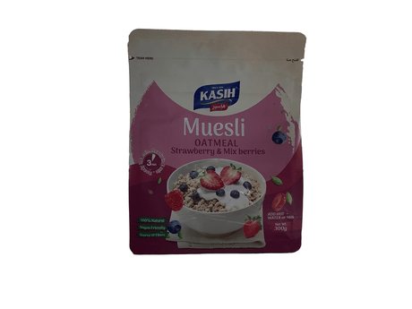 Kasih Muesli Oatmeal Strawberry & Mix Berries 300g (Exp:07/2026) - 2kShopping
