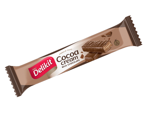 Katakit Delikit Cocoa Cream Milk Chocolate Wafer 35g | ديليكيت ويفر بالشوكولا - 2kShopping