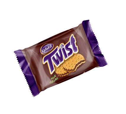 Katakit Twist Cocoa Sandwich Cream Biscuits 27g | كتاكيت بسكويت ساندويش شوكولا - 2kShopping