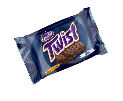 Katakit Twist Double Choco 27g | تويست بسكويت كاكاو بالشوكولا - 2kShopping