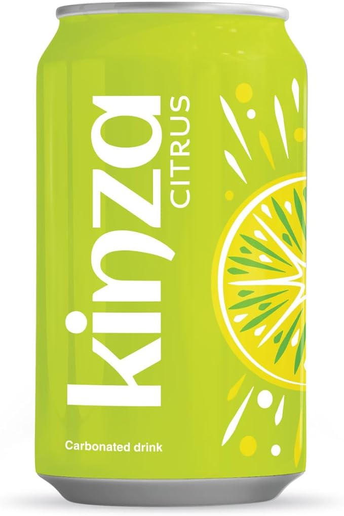 Kinza Citrus Carbonated 300ml | كينزا بطعم الحمضيات - 2kShopping
