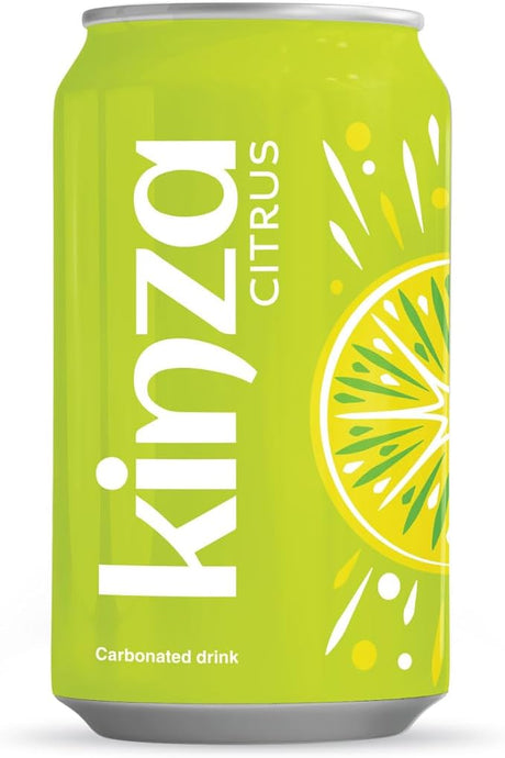 Kinza Citrus Carbonated 300ml | كينزا بطعم الحمضيات - 2kShopping