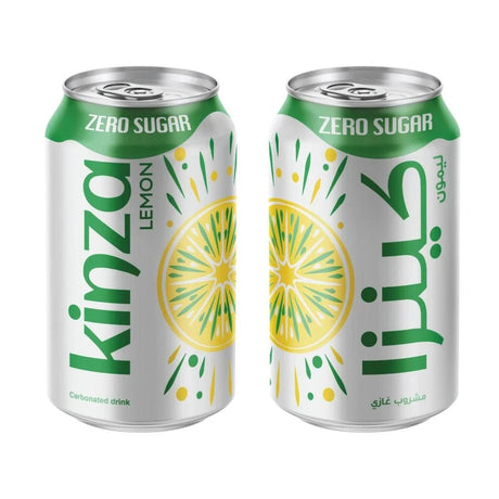 Kinza Zero Sugar Lemon Drink 300ml | كينزا ليمون زيرو - 2kShopping