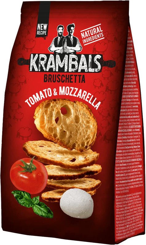 KRAMBALS Tomato & Mozarella 70g | خبز محمص بالطماطم وجبنة الموزاريلا - 2kShopping