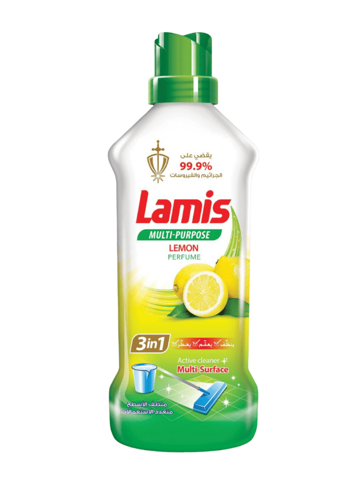Lamis Multi Purpose Cleaner Lemon 900ml | لميس منظف متعدد الاستعمالات ليمون - 2kShopping