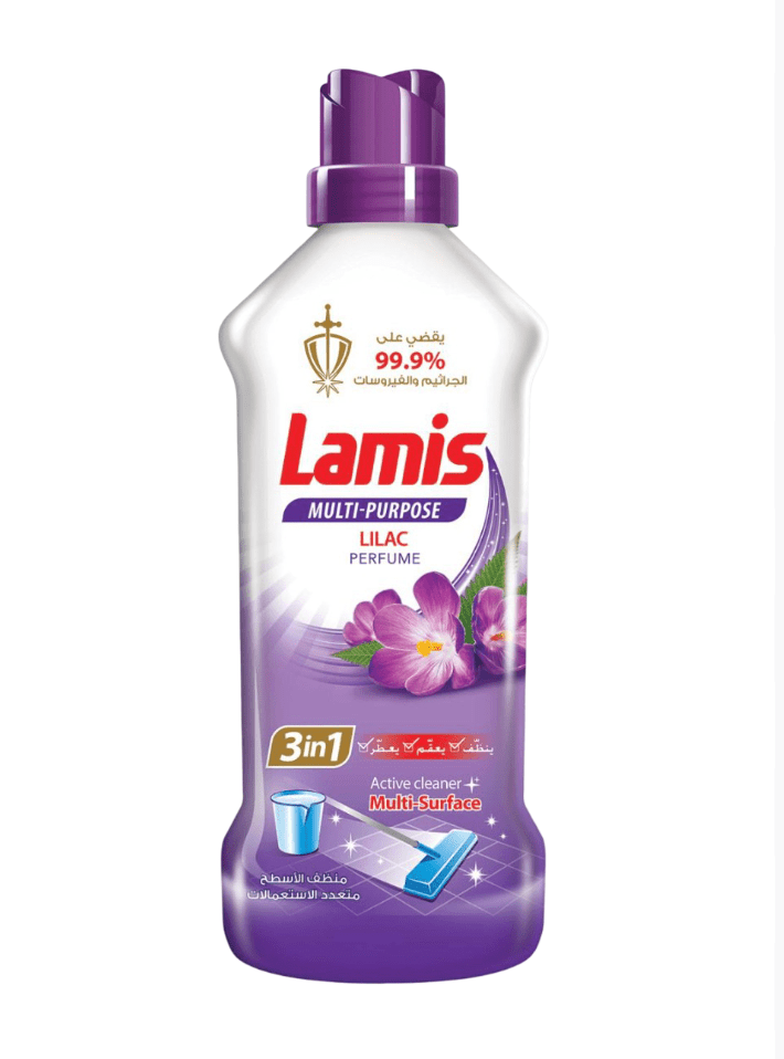 Lamis Multi Purpose Cleaner Lilac 900ml | لميس منظف متعدد الاستعمالات ليلاك - 2kShopping