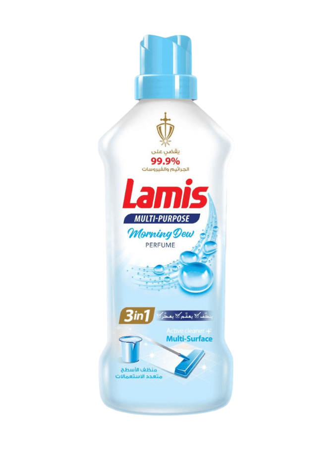 Lamis Multi Purpose Cleaner Morning Dew 900ml | لميس منظف متعدد الاستعمالات انتعاش الصباح - 2kShopping