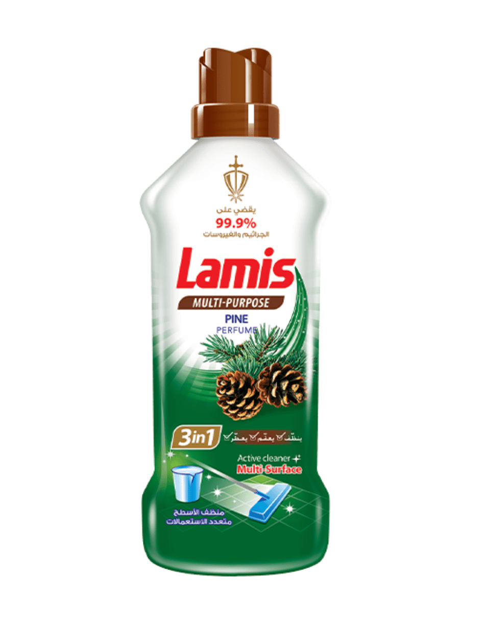 Lamis Multi Purpose Cleaner Pine 900ml | لميس منظف متعدد الاستعمالات صنوبر - 2kShopping