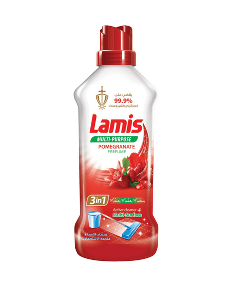 Lamis Multi Purpose Cleaner Pomegranate 900ml | لميس منظف متعدد الاستعمالات رمان - 2kShopping