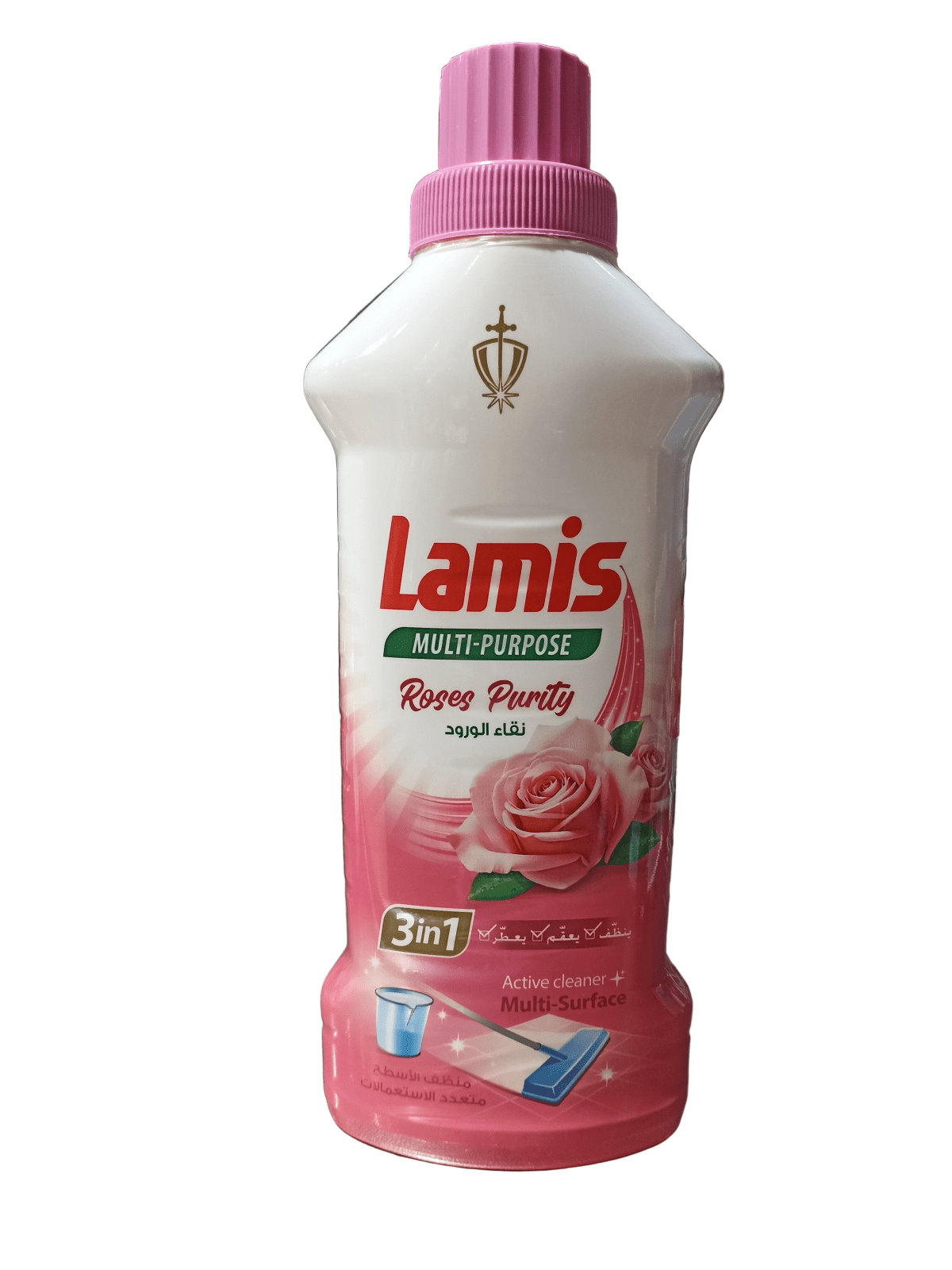 Lamis Multi Purpose Cleaner Roses Purity 900ml | لميس منظف متعدد الاستعمالات نقاء الورود - 2kShopping