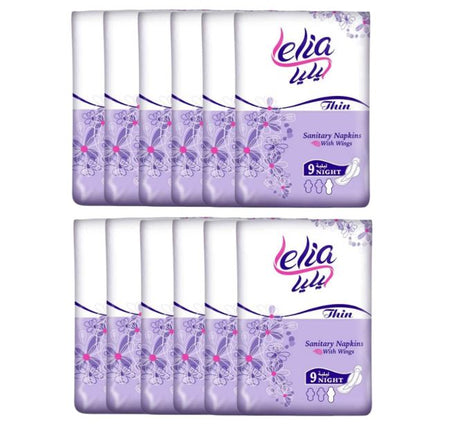 Lelia Thin Long Sanitary 10X9 Pads 310mm | فوط نسائية رقيقة طويلة قياس 310 مم - 2kShopping
