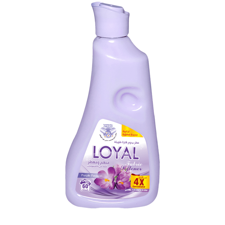 Loyal Fabric Softener Purple Passion 750ml | لويال منعم ومعطر الملابس البنفسجي - 2kShopping