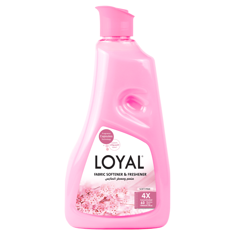 Loyal Fabric Softener Soft Pink 750ml | لويال منعم ومعطر الملابس الزهري - 2kShopping