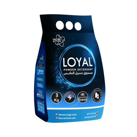 Loyal Laundry Detergent Powder 3Kg | لويال مسحوق غسيل الملابس - 2kShopping