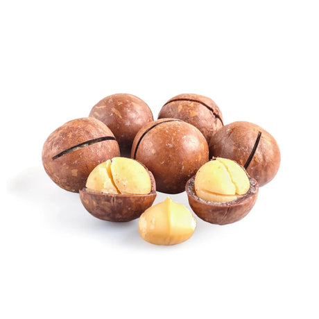 Macademia Roasted Vanilla With Shell 500g|ماكادميا محمصة بالقشرة فانيلا - 2kShopping