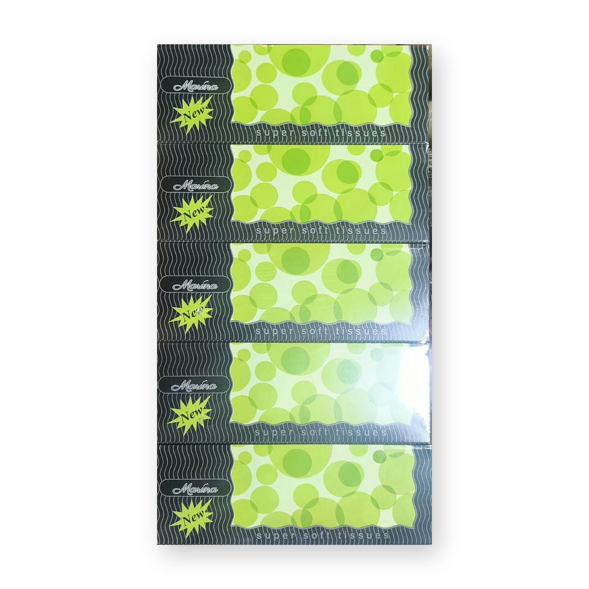Marina Super Soft Facial Tissue 5x160 Sheets | مارينا مناديل وجه - 2kShopping
