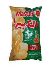 Master Chips Salt & Vinegar Flavor 170g | ماستر شيبس بنكهة الملح والخل - 2kShopping