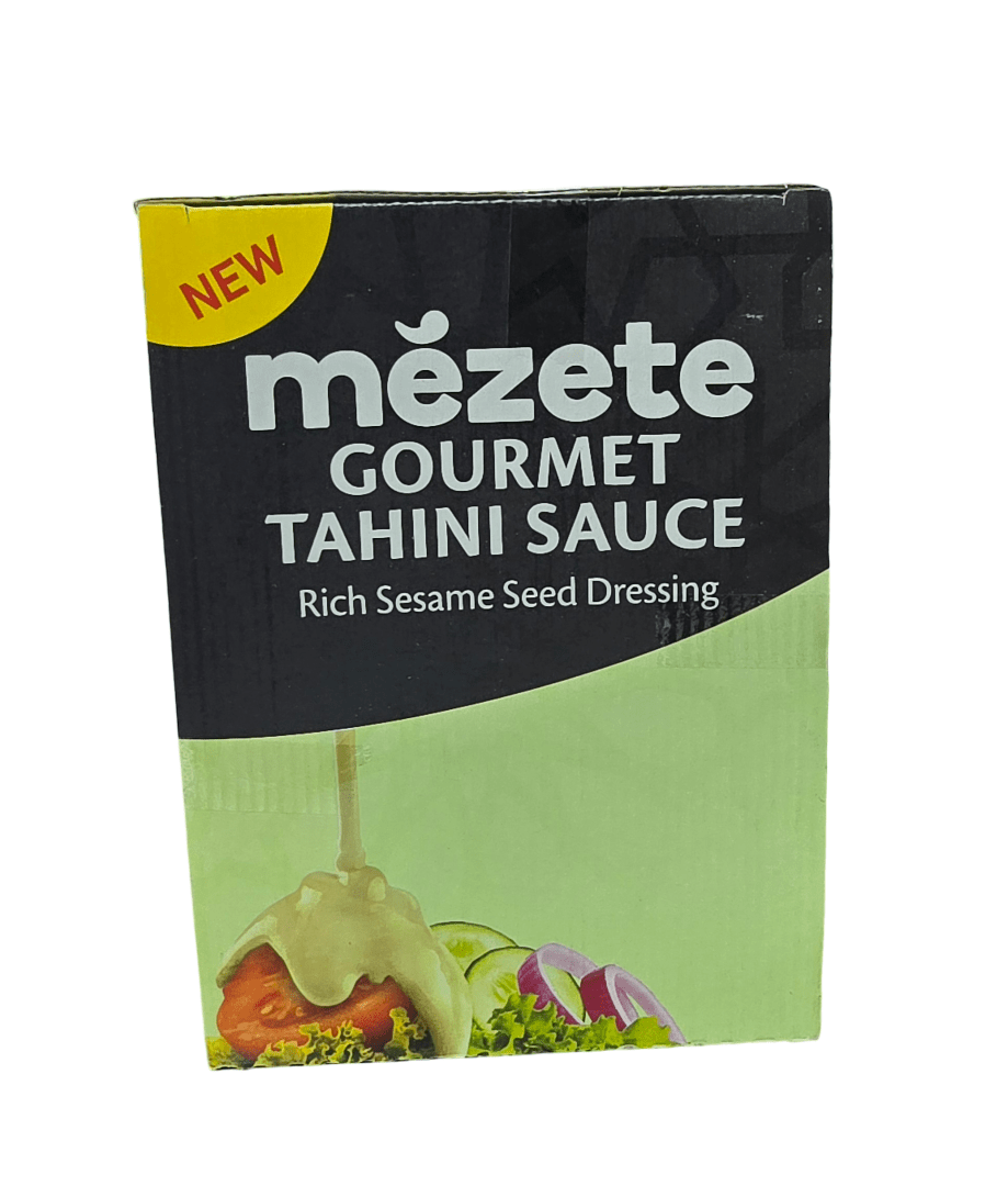 Mezete Green Chilli Tahini Sauce Box 8 x 315g | مزيت صلصة الطحينة بالفلفل الاخضر - 2kShopping