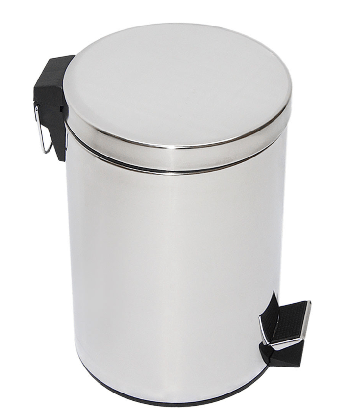 Moonlight Dustbin Steel 7L | سلة قمامة ستيل - 2kShopping