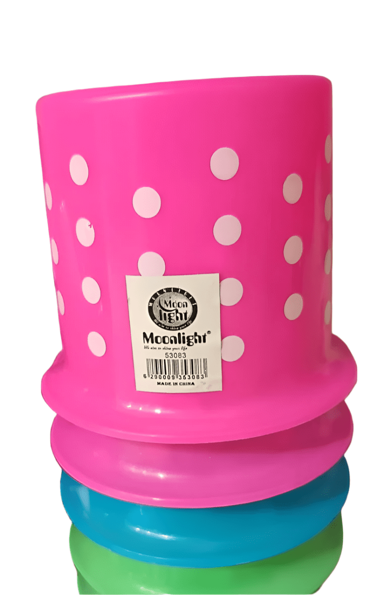 Moonlight Toilet Brush with Cup | طقم فرشاة مرحاض - 2kShopping